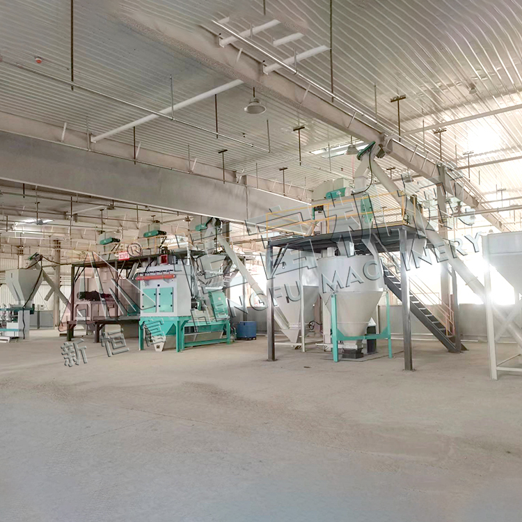 內蒙博爾塔自治州時（shí）產8噸粉狀飼料機組（zǔ）